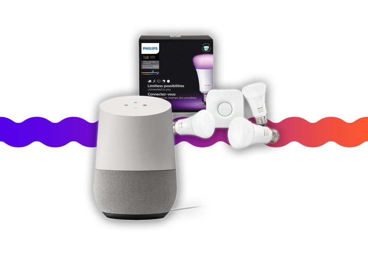 Philips hue google home
