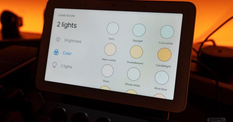 Philips hue google home